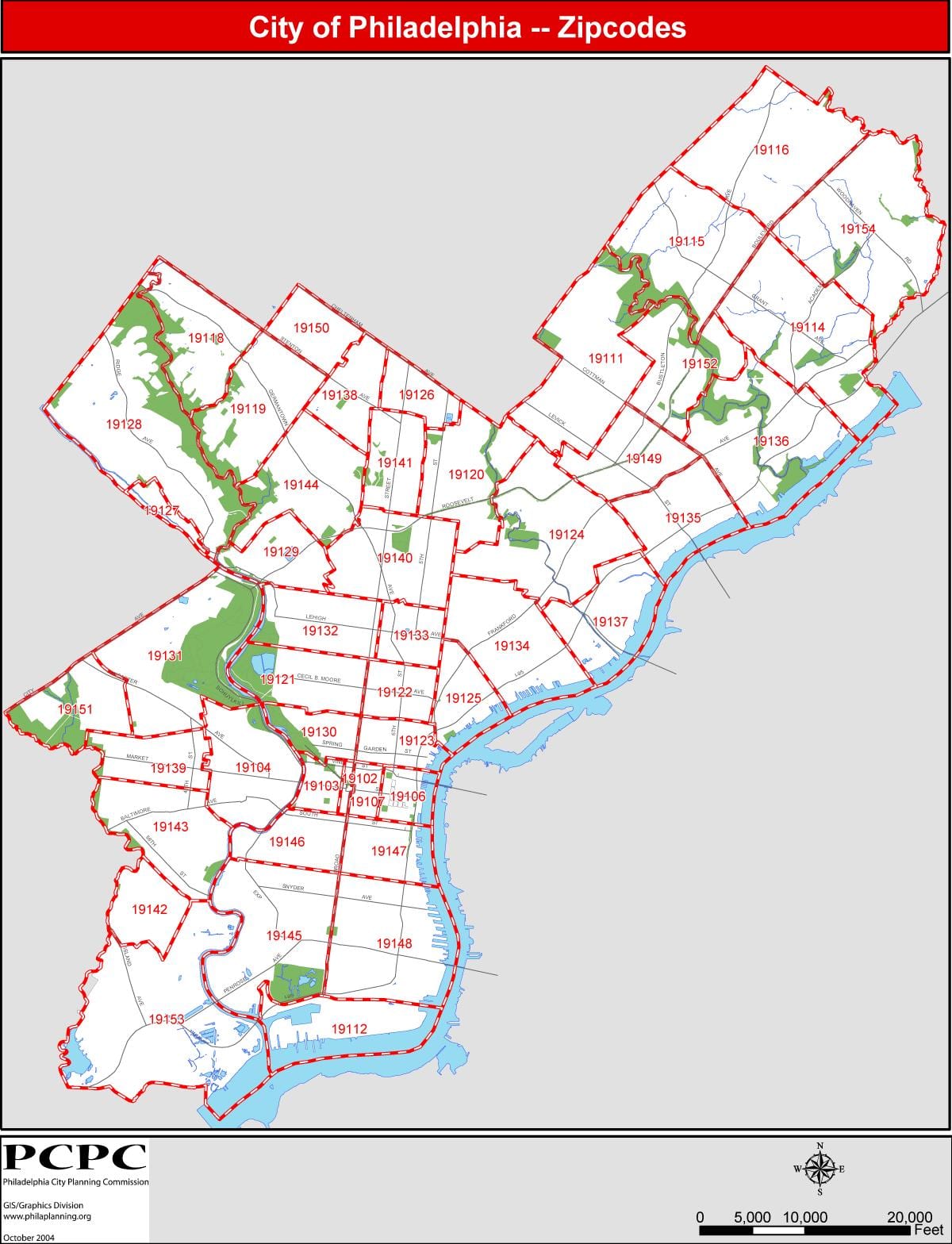 harta Philadelphia pa