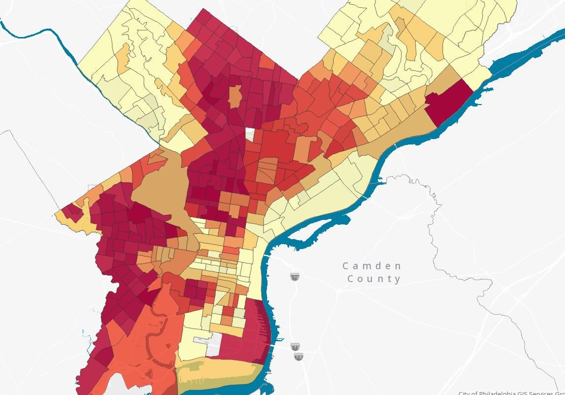harta de siguranță Philadelphia