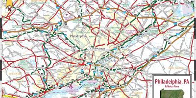 Philadelphia pa hartă