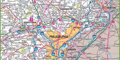 Harta Philadelphia