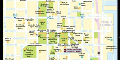 Harta istorică Philadelphia