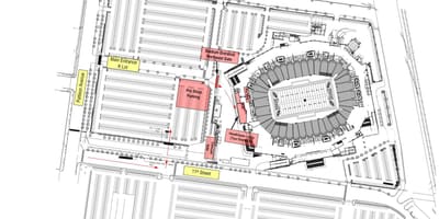 Lincoln financial field parcare hartă