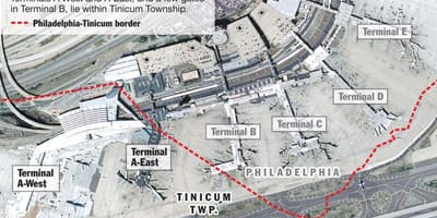 Philadelphia terminal hartă