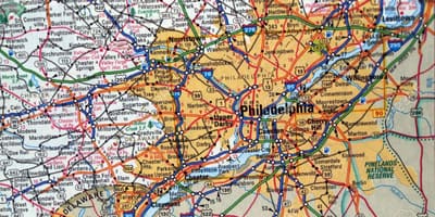 Harta Philadelphia pa