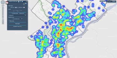 Harta crimei Philadelphia