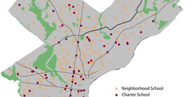 Philadelphia școala de circumscripție hartă