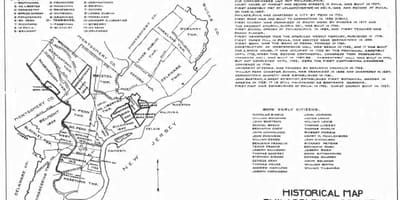 Philadelphia county arată hartă