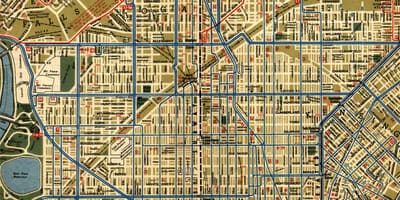 Harta strada din Philadelphia